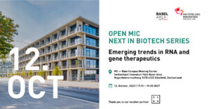 Basel Area Emerging trends in RNA and gene therapeutics 12.10. 2023